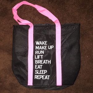Work out tote bag